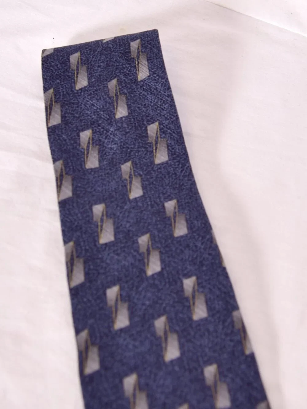 Palatina Men's Tie Blue & Grey